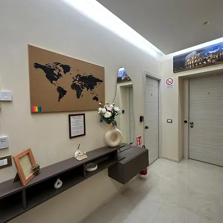 A Dolce Casa Romana Lux Jacuzzi Metro A 2 Min アパート *